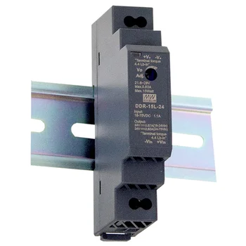 DDR-15L-24,DC/DC преобразователь, 15Вт, вход 18…75 В DC, выход 24В/0,63А, Mean Well